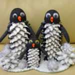 Пингвины на льдине (поделка)