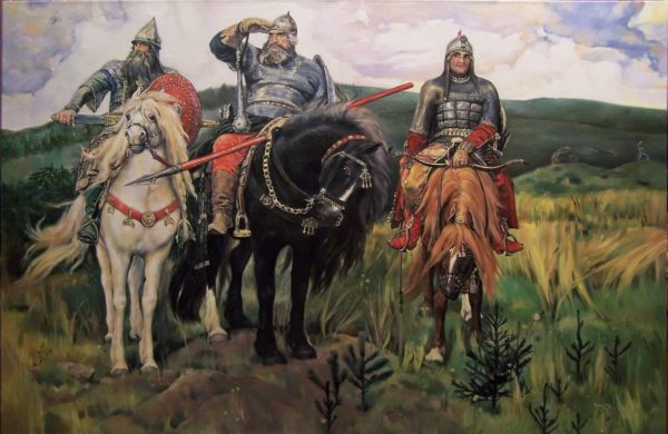 Картина В. Васнецова «Три богатыря»