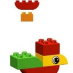 Схема для конструирования «Петушок» из Лего-конструктора