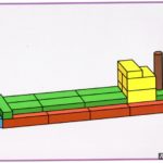 Схема постройки кораблика из строительного материала