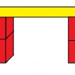 Схема постройки мостика из строительного материала