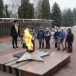Дошкольники на мемориале памяти павших воинов