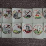 Двенадцать карточек с правилами поведения в лесу