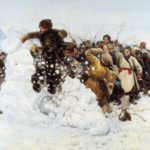 В. Суриков «Взятие снежного городка» 1891 г