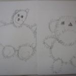 Медвежонок карандашом
