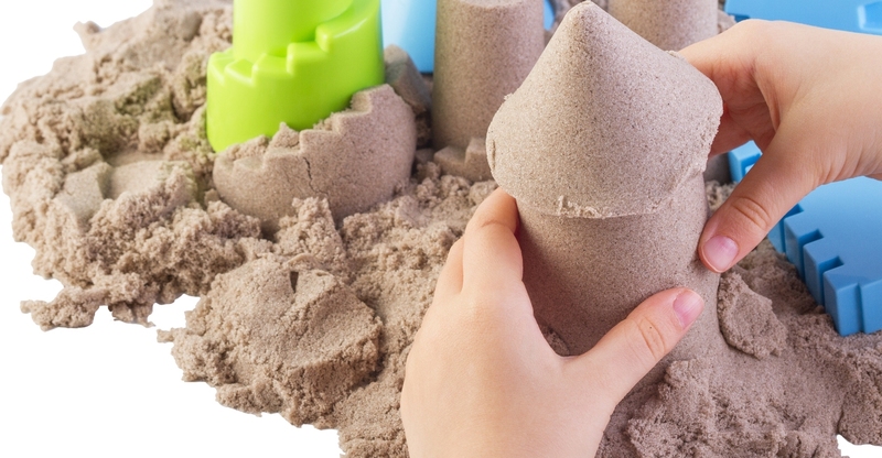 Кинетический песок является идеальным материалом, который может воплотить любые образы и замыслы