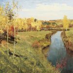 Картина И. Левитана «Золотая осень»