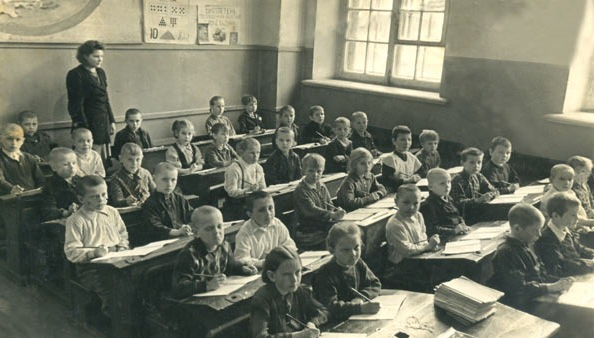 Учитель и ученики в СССР